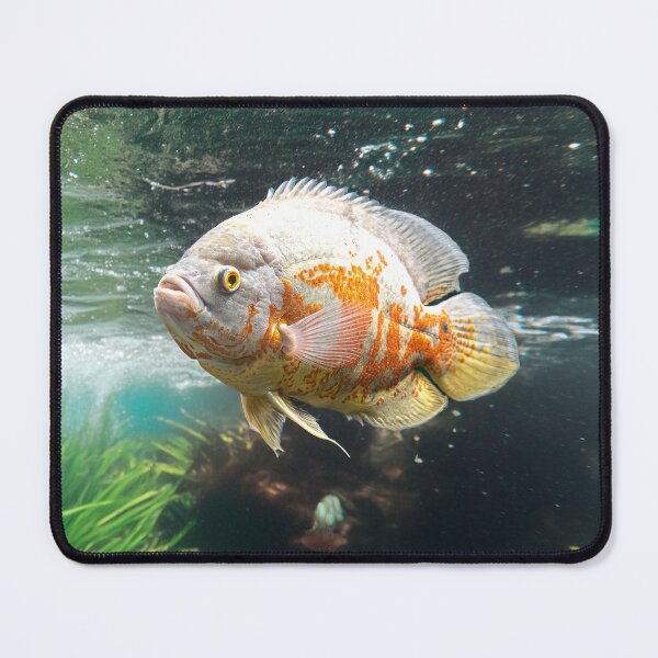 Item preview, Albino Oscar Fish in the water designed and sold by Pravine Chester.