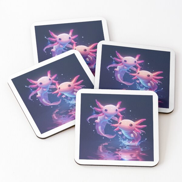 Item preview, Cute two happy axolotls designed and sold by SMARTKIT  DESIGNAGENCY.