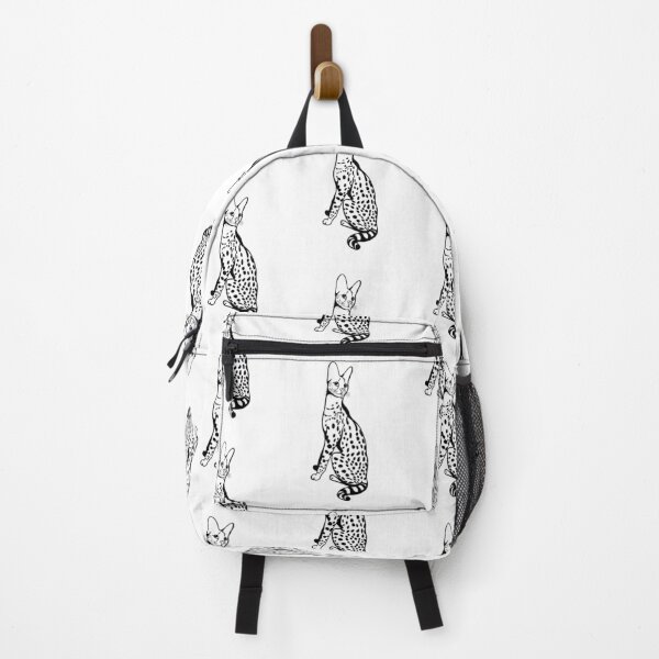 Item preview, savannah cat, spotted cat, wild cat, beautiful cat, graphics, tattoo designed and sold by Tetiana Pohurska.