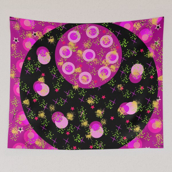 Item preview, Digital Purple Circles and Stars designed and sold by KaSaPo.