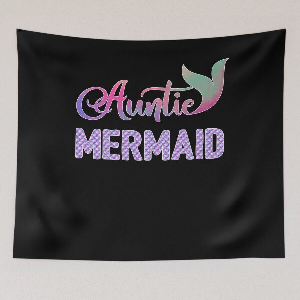 Item preview, Mermaid Family Tails Auntie designed and sold by Kimberley King Art  King Art.