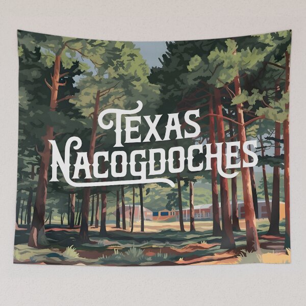 Item preview, East Texas Piney Woods Art – Nacogdoches Texas designed and sold by MoMidoStore.