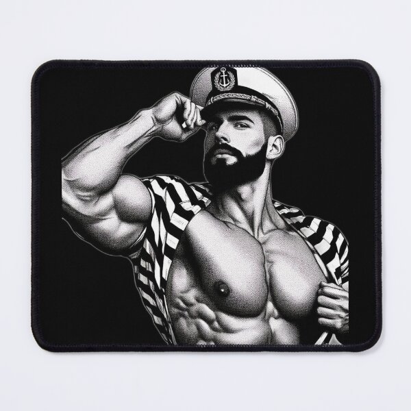 Item preview, Pointillism Gay Berlin Military Daddy Sailor Pride Graphic Design designed and sold by ItsAKinkThing.