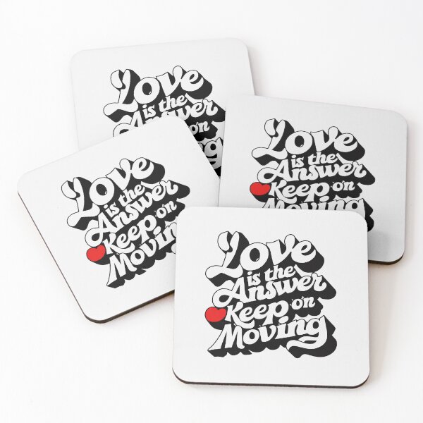 Item preview, Love Is the Answer, Keep on Moving" Inspirational message – Spread Positivity & Joy designed and sold by paulo silveira.