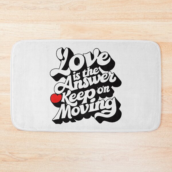 Item preview, Love Is the Answer, Keep on Moving" Inspirational message – Spread Positivity & Joy designed and sold by paulo silveira.