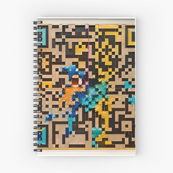 Item preview, Redbubble shop QRCode in painting frame designed and sold by stableImaginarium.