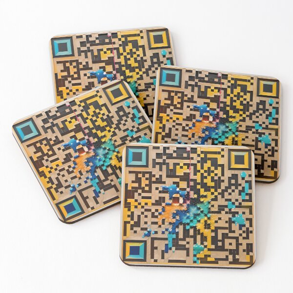 Item preview, Redbubble shop QRCode in painting frame designed and sold by stableImaginarium.