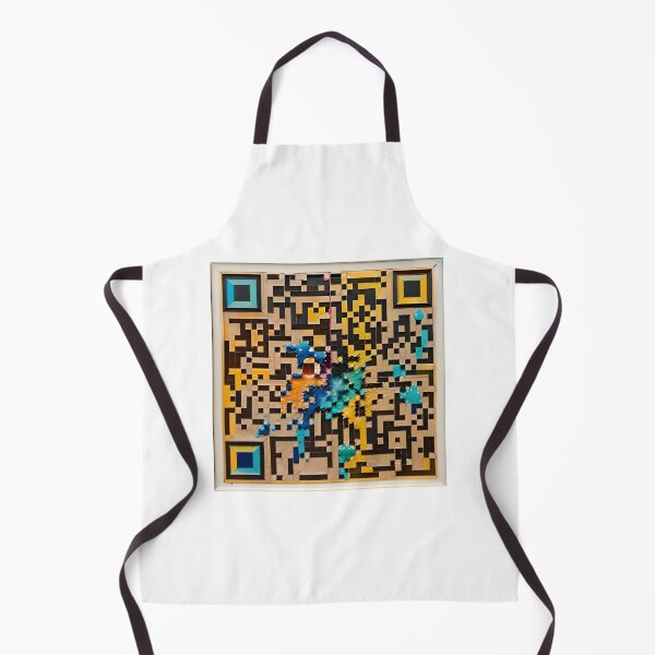 Item preview, Redbubble shop QRCode in painting frame designed and sold by stableImaginarium.
