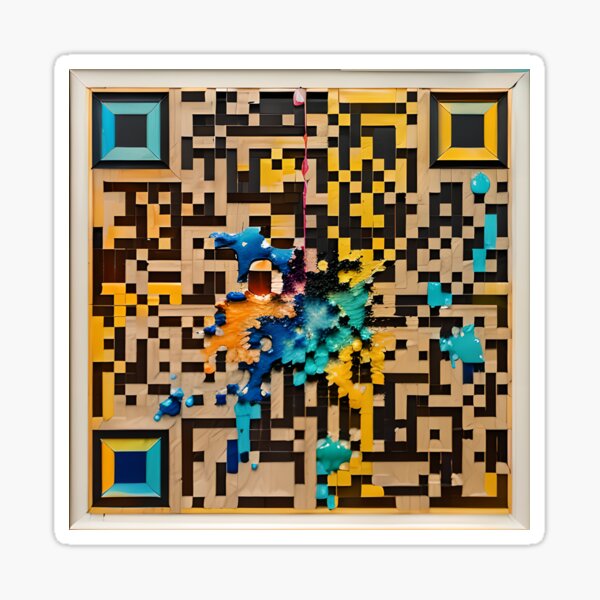 Artikel-Vorschau von Redbubble-Shop-QRCode im Gemälderahmen, designt und verkauft von stableImaginarium.