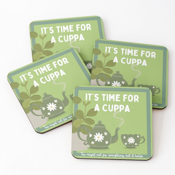 Item preview, Comforting Tea Quote - Cuppa Fix Design designed and sold by Posivibez Designs.