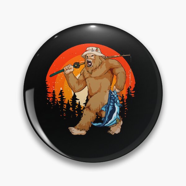 Item preview, Catfishing Bigfoot Hunting Fisherman Outdoor Fishing designed and sold by Dressed For  Duty.