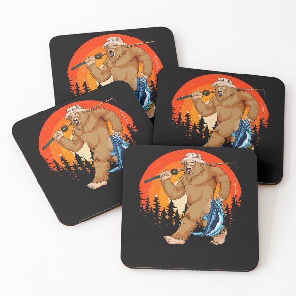 Item preview, Catfishing Bigfoot Hunting Fisherman Outdoor Fishing designed and sold by Dressed For  Duty.