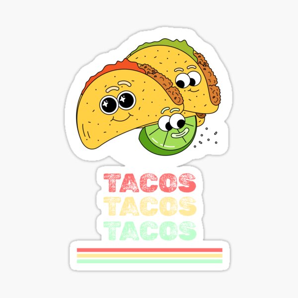 Item preview, Tacos T-Shirt designed and sold by DrewsTshirts.