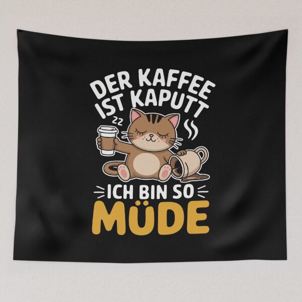 Item preview, Coffee Cat: The Coffee Is Broken, I'm So designed and sold by MooonTees.