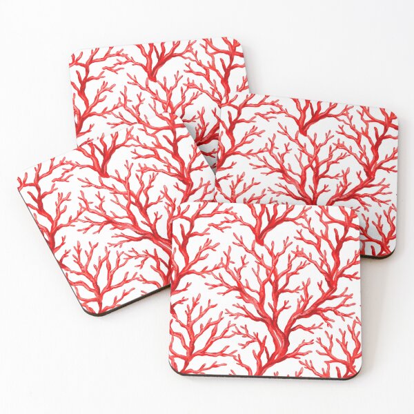 Item preview, Red Coral Watercolor designed and sold by svarupa.