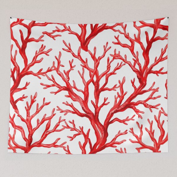 Item preview, Red Coral Watercolor designed and sold by svarupa.