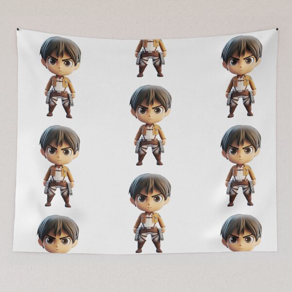 Item preview, Chibi Titan Slayer  Eren Yeager in Survey Corps Gear designed and sold by Innamalinka.