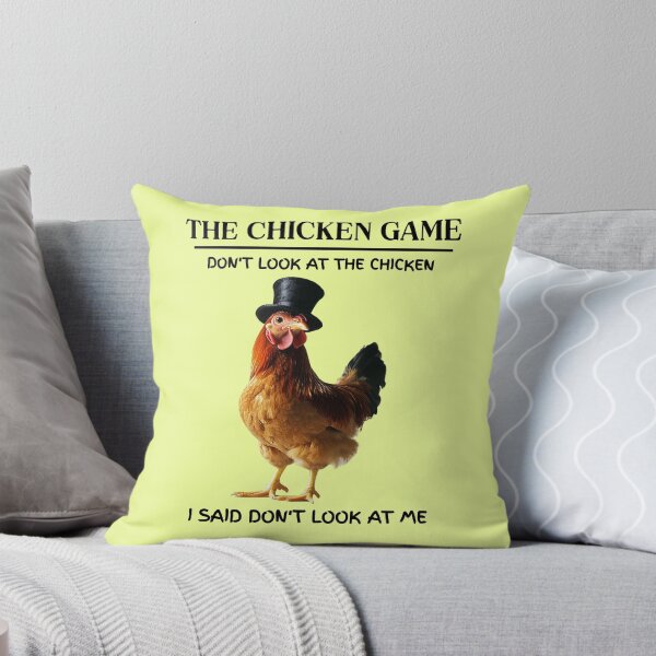 Item preview, Don't Look At The Chicken Game Funny Farm Chicken designed and sold by RockFireMerch.