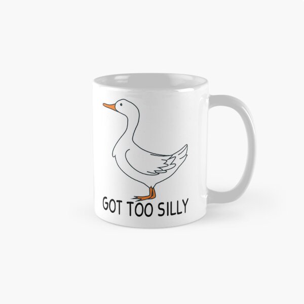 Item preview, Got Too Silly, silly goose, Funny Goose, Silly Goose Gift, Cute Goose Duck designed and sold by JustGift.