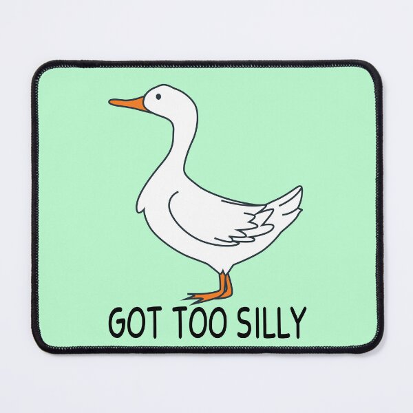 Item preview, Got Too Silly, silly goose, Funny Goose, Silly Goose Gift, Cute Goose Duck designed and sold by JustGift.