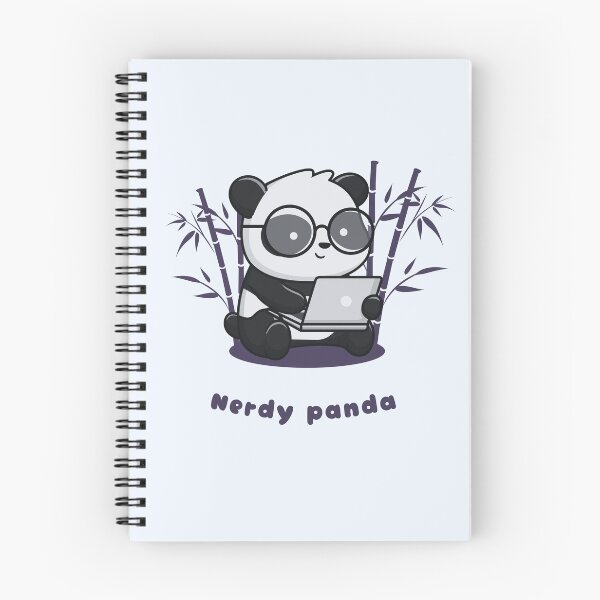 Item preview, nerdy panda designed and sold by UniqueByMarko.