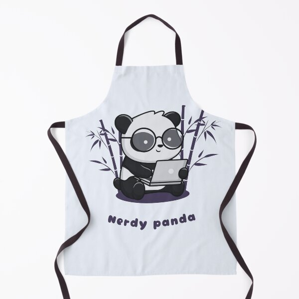 Item preview, nerdy panda designed and sold by UniqueByMarko.