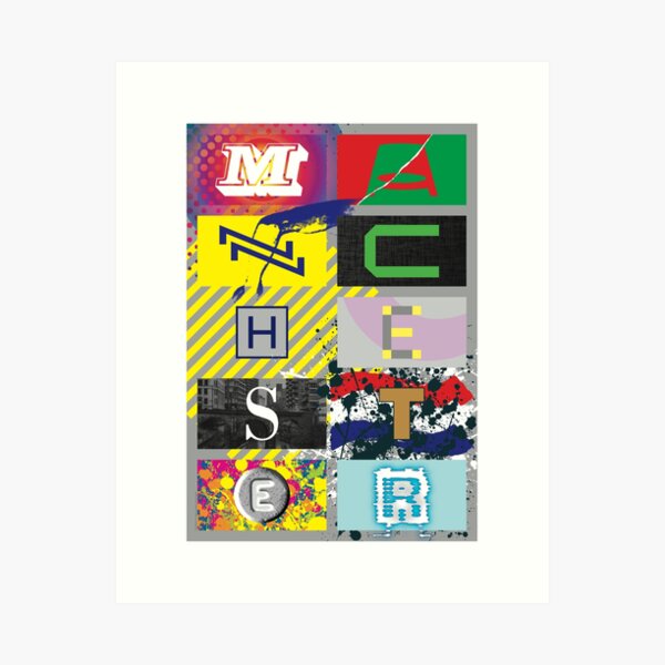 Artikel-Vorschau von Manchester, designt und verkauft von Art by John Coulthart.