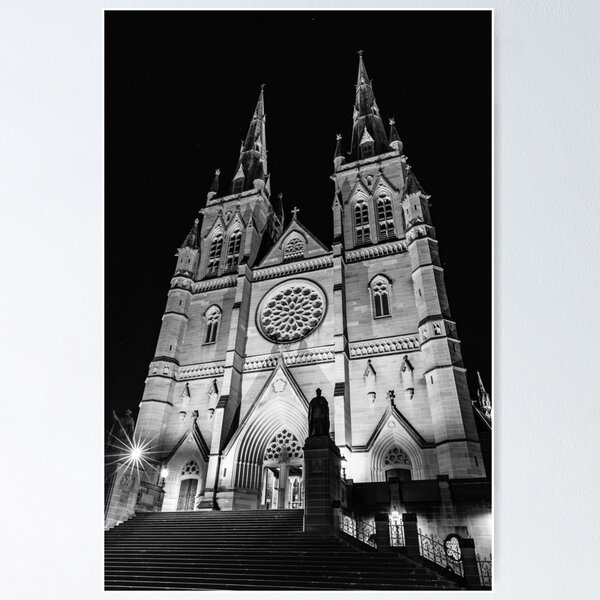 Item preview, Gothic St. Andrew’s Cathedral at Night designed and sold by Aure50.