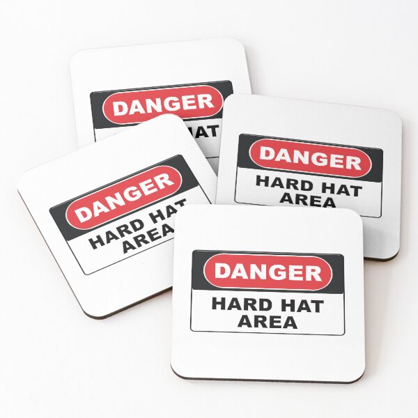 Item preview, Danger hard hat area designed and sold by Mqyou.