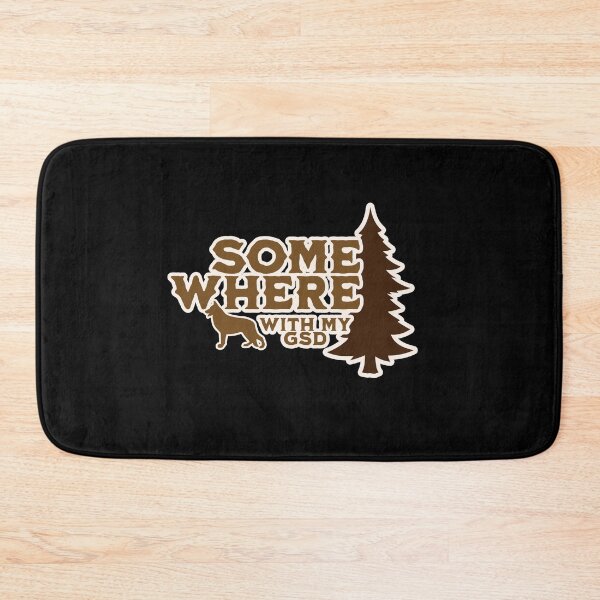 Item preview, Somewhere With My German Shepherd Hiking Camping Gift designed and sold by Guarddogdrive.