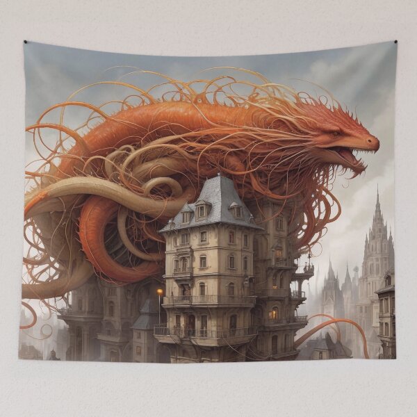 Item preview, Alien Lifeform in the City designed and sold by M-Y-A-R-T-.