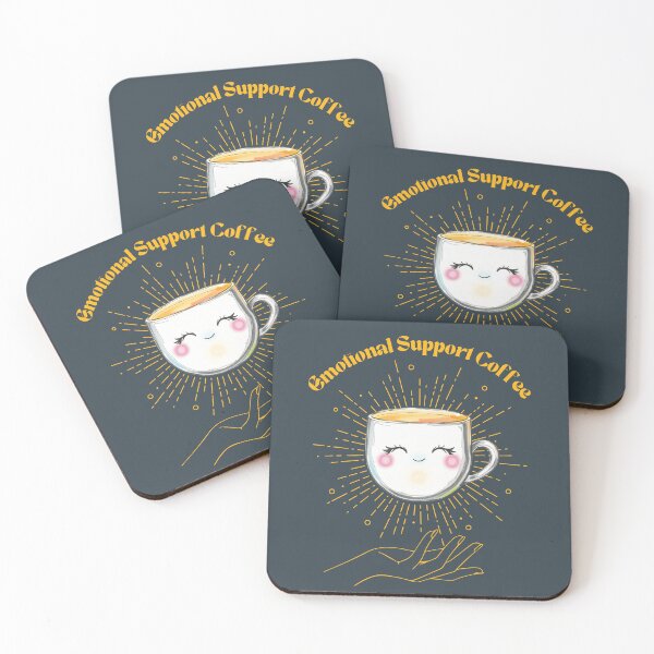 Item preview, Emotional Support Coffee - Your Daily Dose of Comfort designed and sold by Ari Mun.