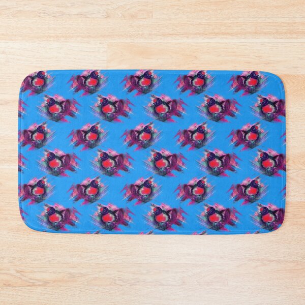 Item preview, Red bird with blue background designed and sold by JCMaree.