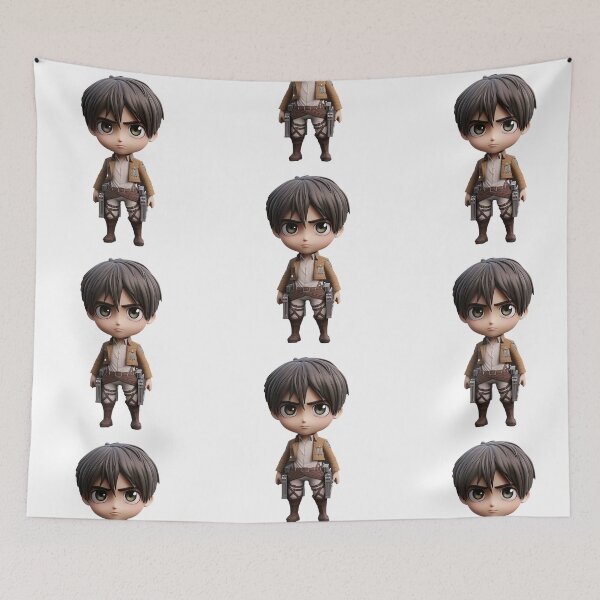 Item preview, Chibi Titan Slayer  Eren Yeager in Survey Corps Gear designed and sold by Innamalinka.