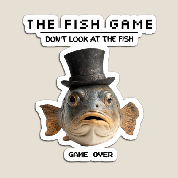 Vista previa del artículo con la obra «No mires al pez Juego Peces divertidos», diseñado y vendido por RockFireMerch.