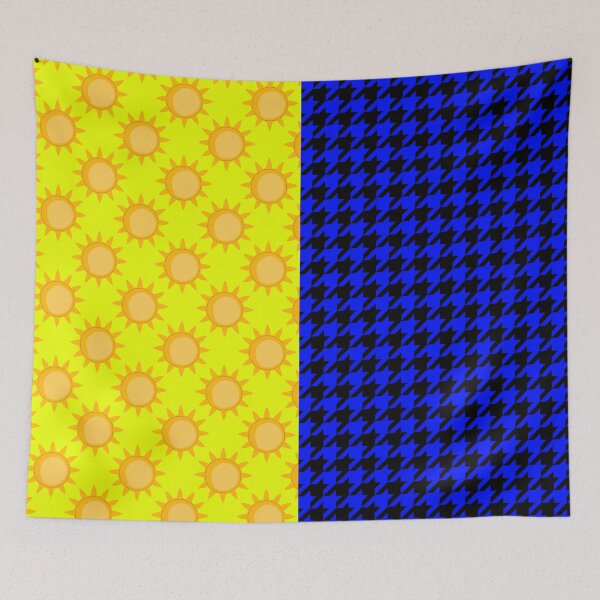 Item preview, Half Sun Houndstooth Plaid Pattern Design  designed and sold by PatternTitan.