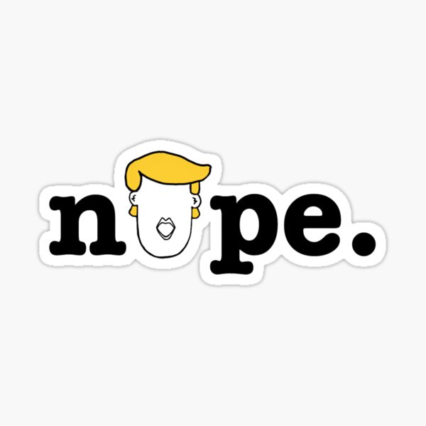 Vista previa del artículo con la obra «NO a Trump», diseñado y vendido por claremarie3184.