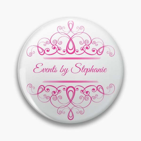 Item preview, Pink EVENTS BY STEPHANIE LOGO #2 designed and sold by mothartistry.