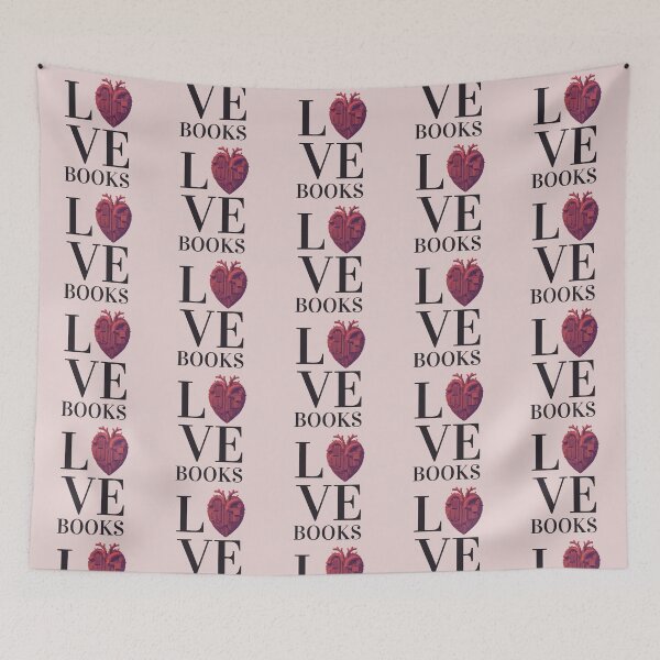Item preview, Love books. Heart with books designed and sold by MySciPic.