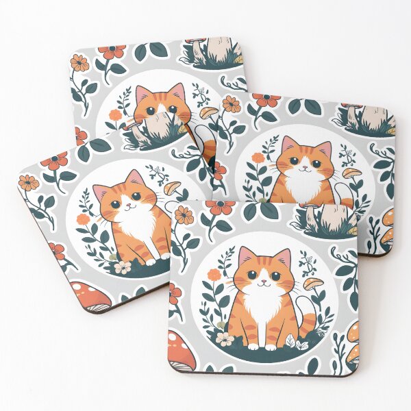 Item preview,  Cute cartoon cat designed and sold by disturbedrod.
