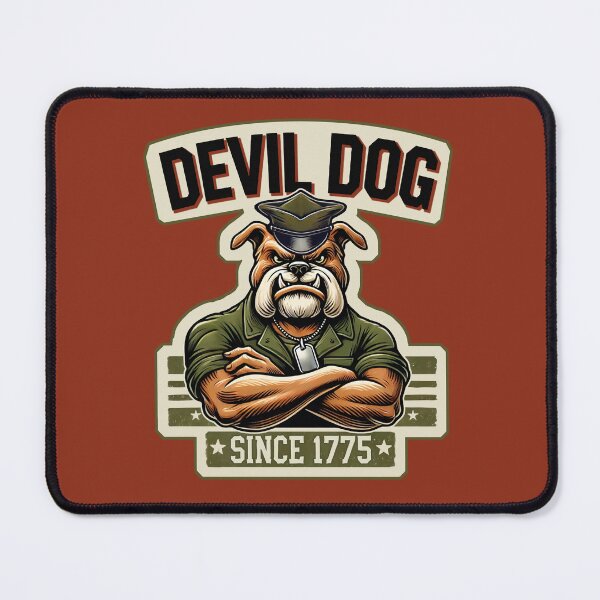 Item preview, Devil Dog – USMC Military Humor Design designed and sold by Vectored Designs.