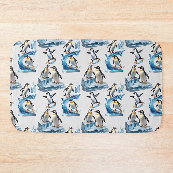 Item preview, Penguins On Ice Pattern Design  designed and sold by PatternTitan.