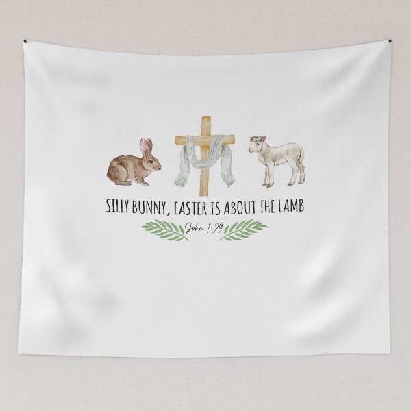 Item preview, Christian Silly Bunny Easter is about the Lamb designed and sold by JoelFox165.