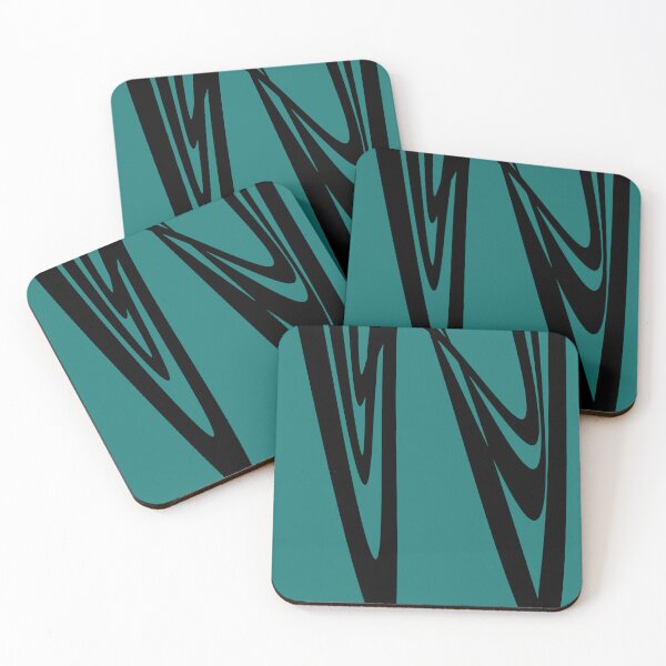 Item preview, Teal Blue With Black Designs designed and sold by DesignsByMuriel.