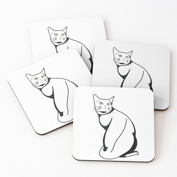 Item preview, cat, smooth cat, beautiful cat, graphics, tattoo designed and sold by Tetiana Pohurska.