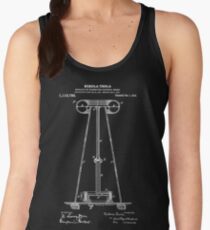 Tesla Coil Patent White Women's Tank Top