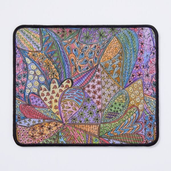 Item preview, Colorful zentangle designed and sold by Lanabsmiles.