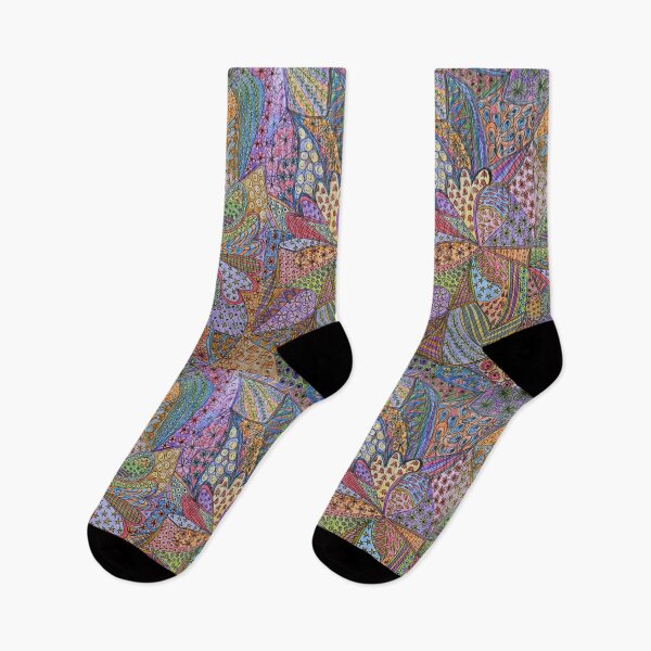 Item preview, Colorful zentangle designed and sold by Lanabsmiles.
