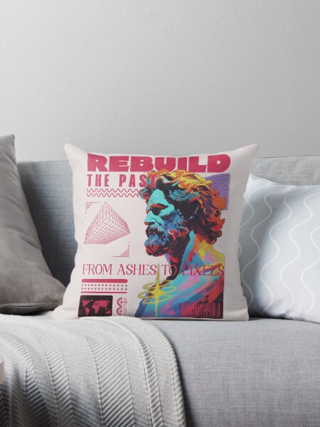 Vista previa del artículo con la obra «Pasado brutalista y synthwave», diseñado y vendido por AcebalSantana.