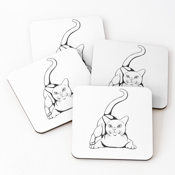 Item preview, cat, smooth cat, beautiful cat, graphics, tattoo designed and sold by Tetiana Pohurska.